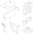 Душевой комплект AM.PM X-Joy FB85A10000 с внутренней частью, хром