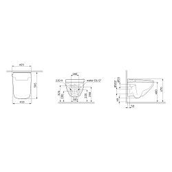 Унитаз подвесной AM.PM Inspire 2.0 CCC50A1700SC белый глянец