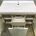 Тумба с раковиной Aquaton Шерилл 85 белая