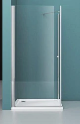 Душевая дверь в нишу BelBagno 100см ETNA-100-C-Cr профиль хром, стекло прозрачное
