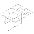 Мыльница AM.PM Inspire 2.0 A50A34200 хром