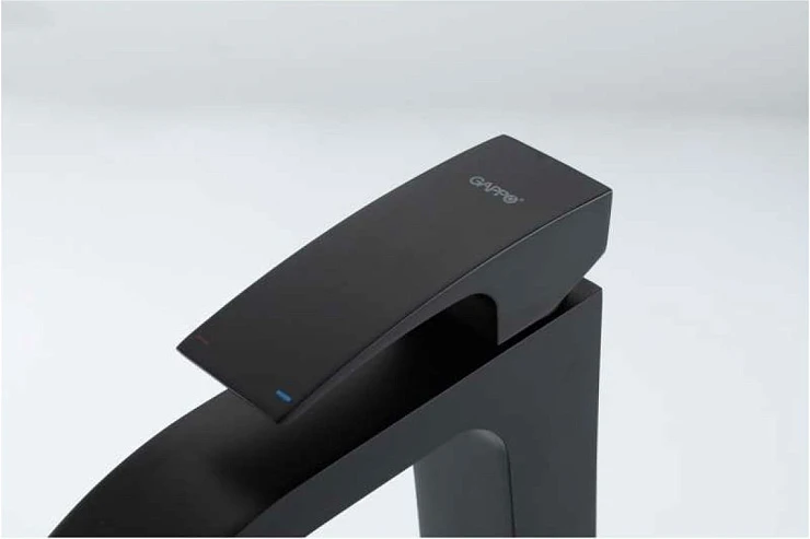 Смеситель для раковины Gappo G1007-86 черный матовый