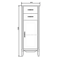 Шкаф-пенал Comforty Версаль 40см 00004135648CF слоновая кость