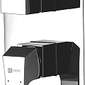 Смеситель встраиваемый для ванны с душем Lemark Unit LM4528C хром