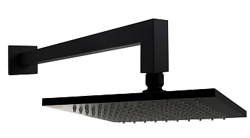Верхний душ Paffoni Syncro ZSOF075NO черный матовый