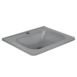 Раковина встраиваемая Vincea 60см VCB-2VP600G серая матовая