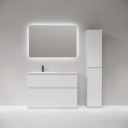 Тумба под раковину Sancos Folk Floor 120 FL120FLW левая, напольная Bianco