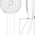 Душевая лейка Aquanet КН11210СР
