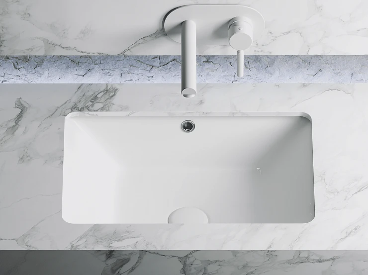 Раковина встраиваемая под столешницу Ceramica Nova Element 55см CN6045 белая