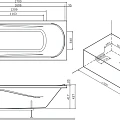 Акриловая ванна AM.PM Sense 170x70 W76A-170-070W-A белая глянцевая
