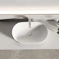 Раковина накладная Ceramica Nova Twist CN12001MW белая матовая