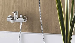 Смеситель для ванны с душем Grohe Lineare New 33850001 хром