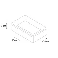 Мыльница Fixsen Dony FX-232-4 белая