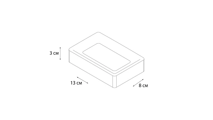 Мыльница Fixsen Dony FX-232-4 белая