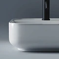 Раковина накладная Ceramica Nova Element CN5014 белая глянцевая