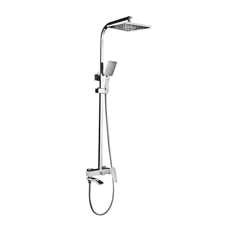 Душевая стойка Gappo G2407-8 хром / белый