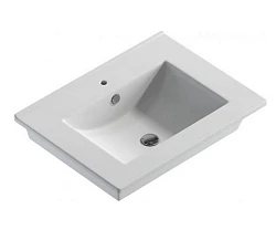 Раковина встраиваемая Aqwella Quadro Sanita 60см 27181 белая