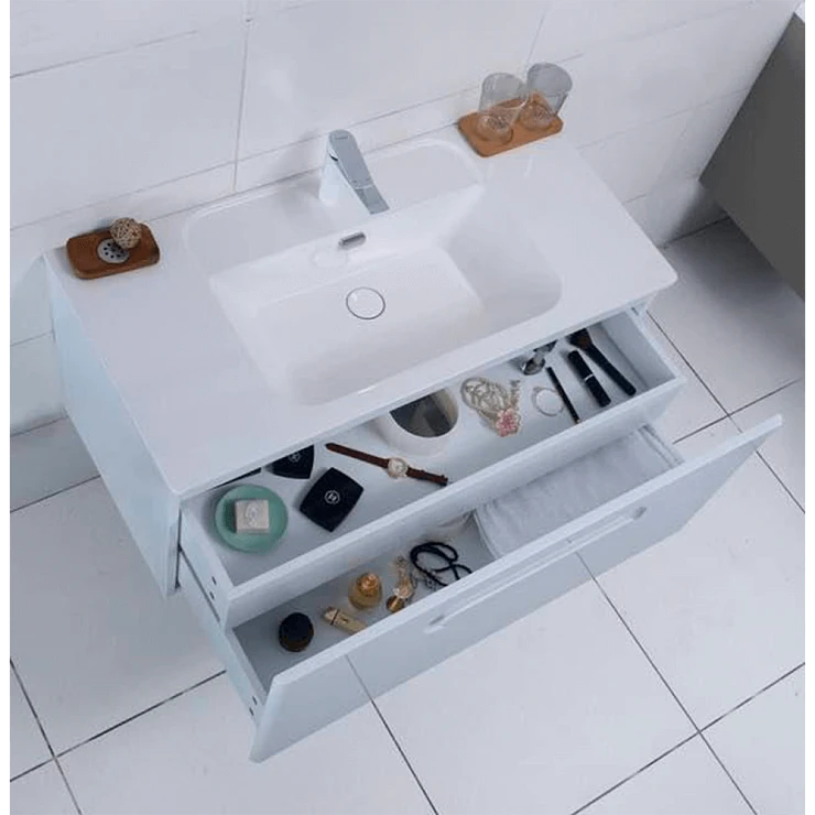 Тумба с раковиной Orans BC-NL001-1000 White 100 001100WMFCЗ белая