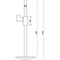 Душевая штанга Lemark LM8069C хром