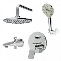 Душевой комплект AM.PM X-Joy FB85A10020 с внутренней частью, хром