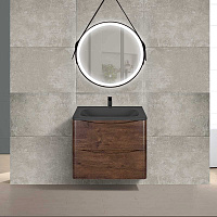 Раковина встраиваемая Vincea Paola 60см VMC-2P600RW черная матовая
