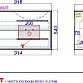 Тумба с раковиной Aqwella 5 stars Miami 90 R дуб сонома