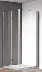 Душевой уголок Cezares Eco 90x80см ECO-O-ASH-1-90/80-C-Cr профиль хром, стекло прозрачное