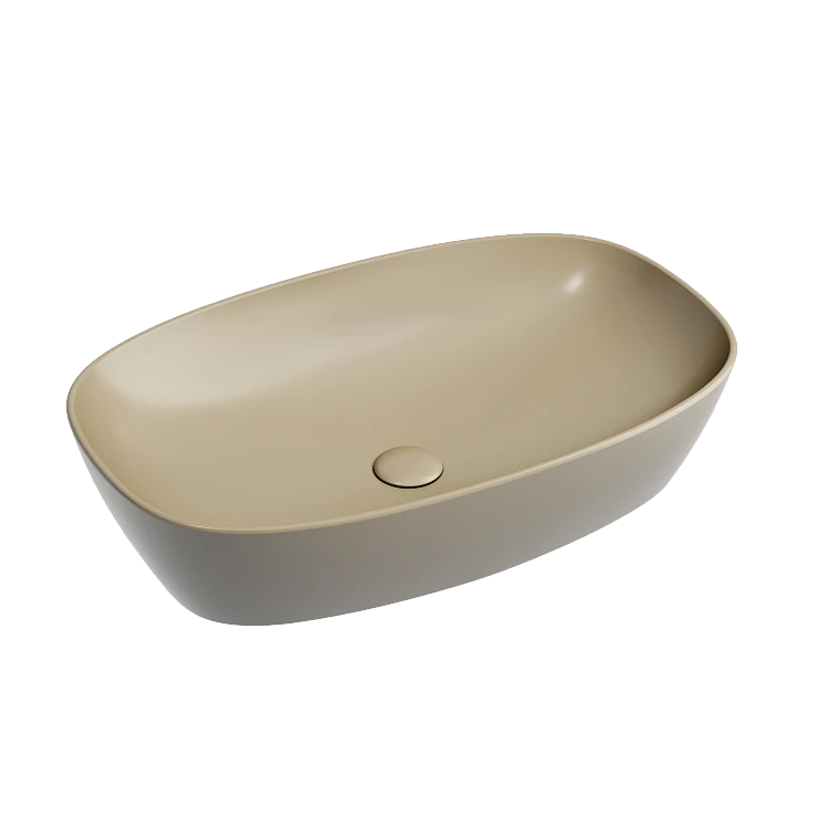 Раковина накладная Ceramica nova Element 600*380*138мм CN6049MC капучино матовый
