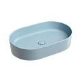 Раковина накладная Ceramica nova Element 600*380*122мм CN6048ML голубая матовая