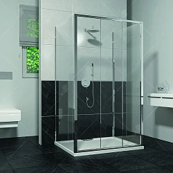 Душевой уголок RGW Classic CL-40 P 80x90см 04094089-11P профиль хром, стекло прозрачное