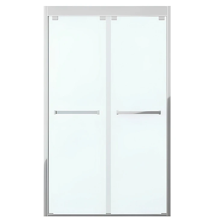 Душевая дверь в нишу Bravat Stream 120x200см BD120.4203S профиль хром, стекло прозрачное