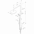 Душевая стойка AM.PM Gem F0790022 черная