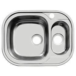 Кухонная мойка Ukinox Галант 63х49см GAP628.488 15GT8K 2L хром