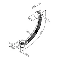Слив-перелив для ванны AM.PM Gem W90A-000-OflB черный