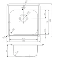 Кухонная мойка IDDIS Strit 48х48см STR48S0i77 хром