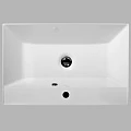 Тумба с раковиной BelBagno Marino 70 белая глянцевая