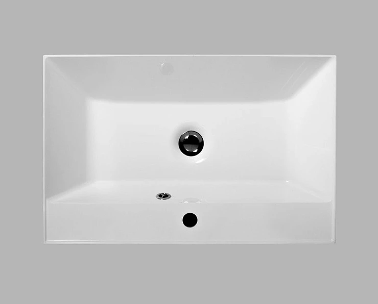 Тумба с раковиной BelBagno Marino 70 белая глянцевая