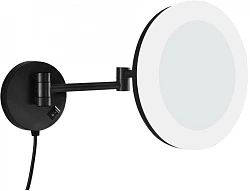 Косметическое зеркало Aquanet 1806DMB с подсветкой, черный