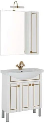 Мебель для ванной Aquanet Честер 75 186330 белый / золото