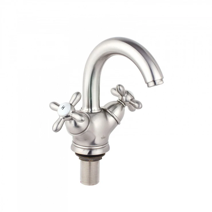 Смеситель для раковины Timo Ritz 0141FN silver серебро