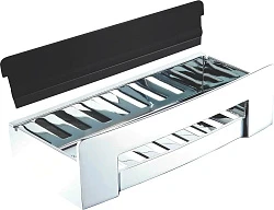 Полка Bemeta Cytro 102208292 для душа, со скребком для зеркала, хром