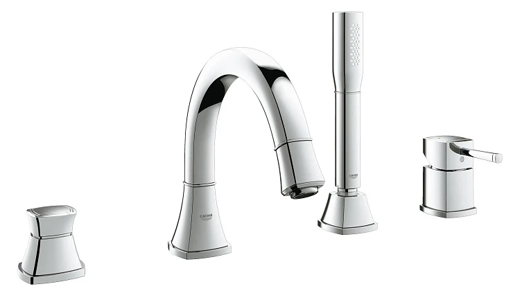 Смеситель на борт ванны Grohe Grandera 19936000 хром