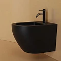 Биде подвесное Ceramica Nova Uno CN11002MB черное матовое