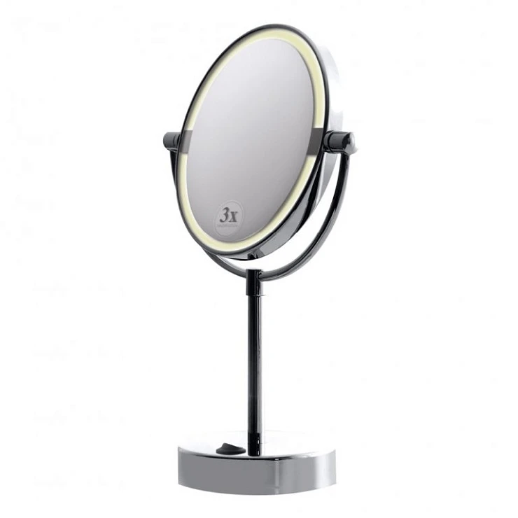Косметическое зеркало с подсветкой Bemeta 112101622  латунь