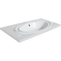 Встраиваемая раковина BelBagno Onda 100см BB1000/500-LV-MR-OND белая