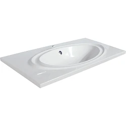 Встраиваемая раковина BelBagno Onda 100см BB1000/500-LV-MR-OND белая