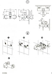 Смеситель для ванны с душем Bravat Palace F6172217CP-01-RUS хром
