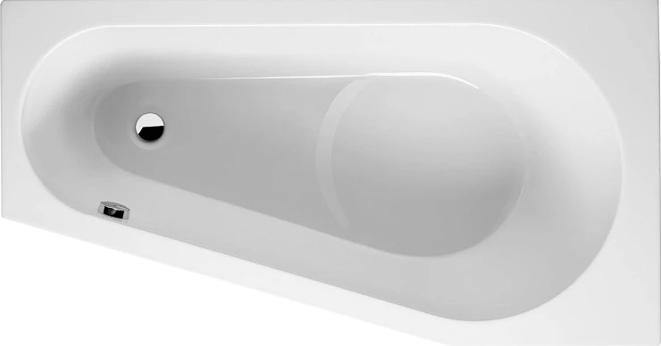 Акриловая ванна Riho Delta 160x80 B069001005 левая, белая глянцевая
