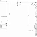 Смеситель для кухни Bravat Line F75299C-2 хром