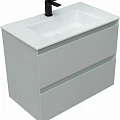 Тумба с раковиной Allen Brau Eclipse 80 папирус матовый